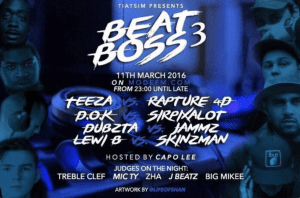 Watch the live stream of Grime producer soundclash #BeatBoss3 NOW: