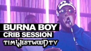 Burna Boy reps for Nigeria in new Westwood Crib Session