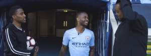 Watch what happened when Yung Filly & Chunkz linked up with Raheem Sterling